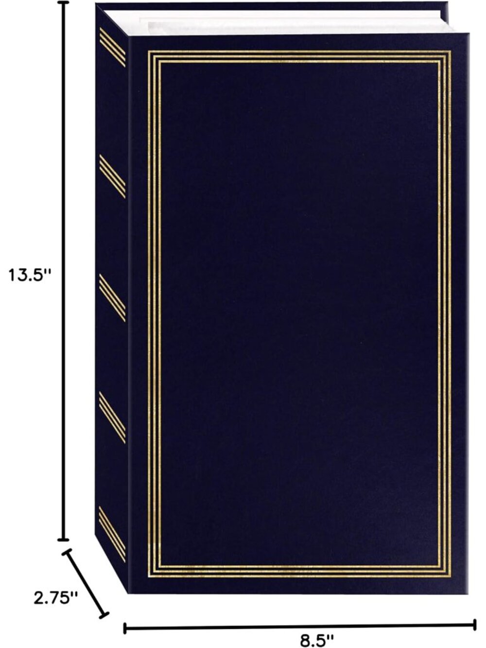 STC-504 Navy Blue Photo Album, 504 Pockets 4"x6", 1 Count Pack of 1 - Picture 2 of 4